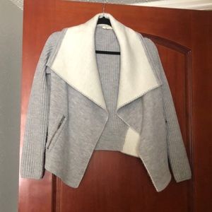 Gray cardigan